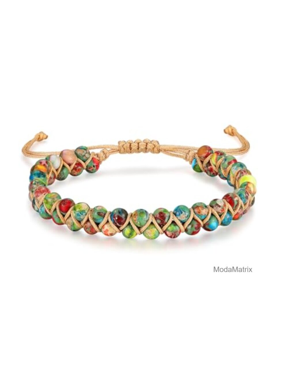 Chakra Healing Stretch Bracelet for Women Men Jasper Beads Reiki Balancing